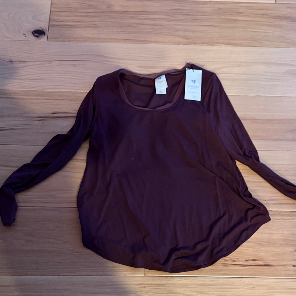 Wilfred Rich Brown Long Sleeve Top
